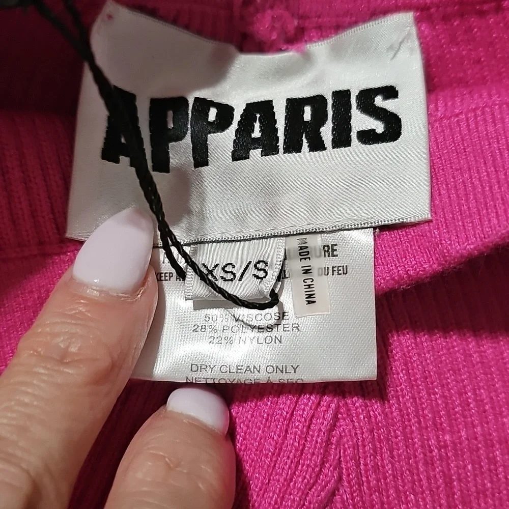 Apparis Hot Pink Ribbed‎ Bike Shorts